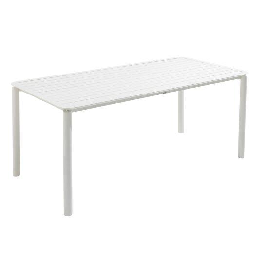 Table de terrasse rectangulaire en aluminium