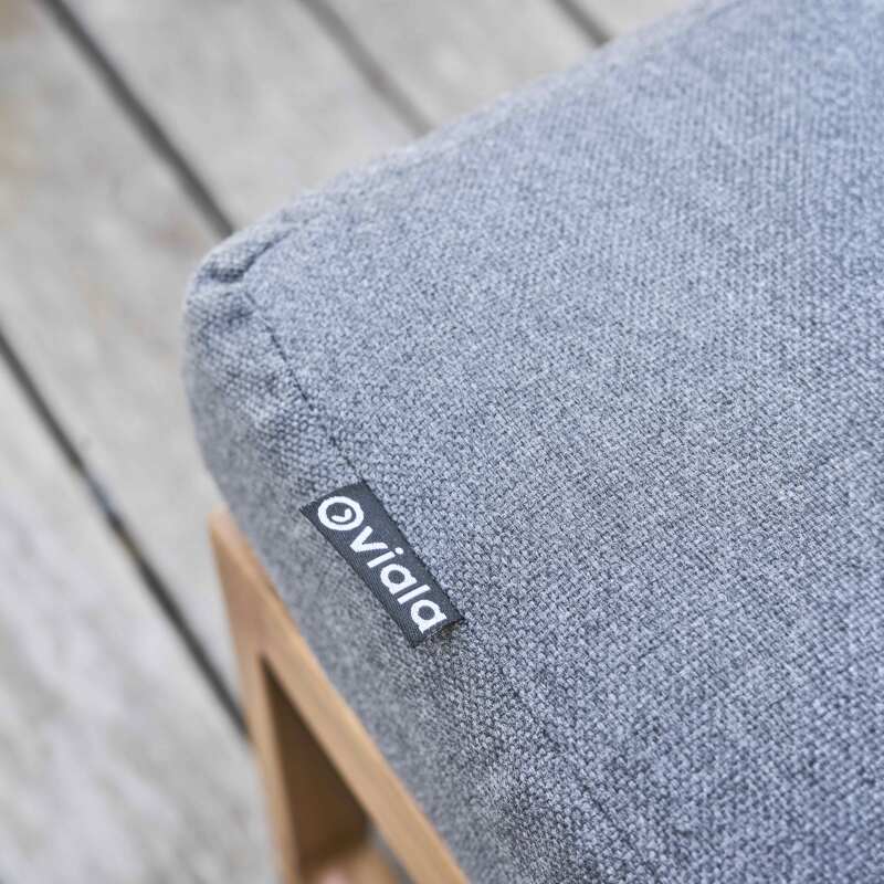 Salon de jardin 5 places avec canapé d'angle et fauteuils