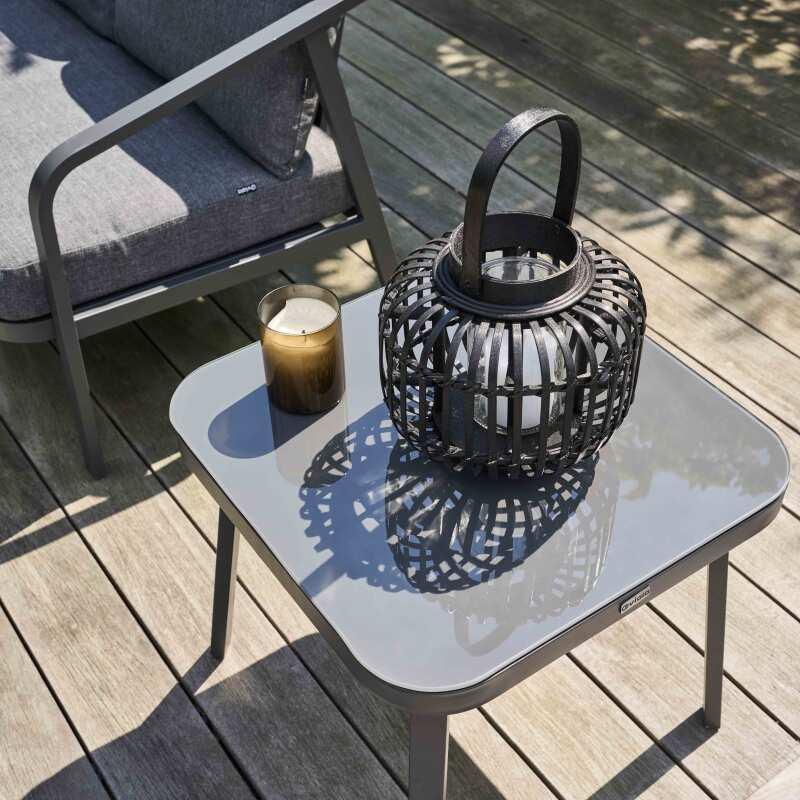 Salon de jardin 5 places en aluminium