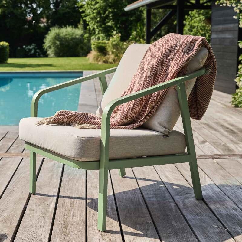 Salon de jardin 5 places en aluminium (3/7)