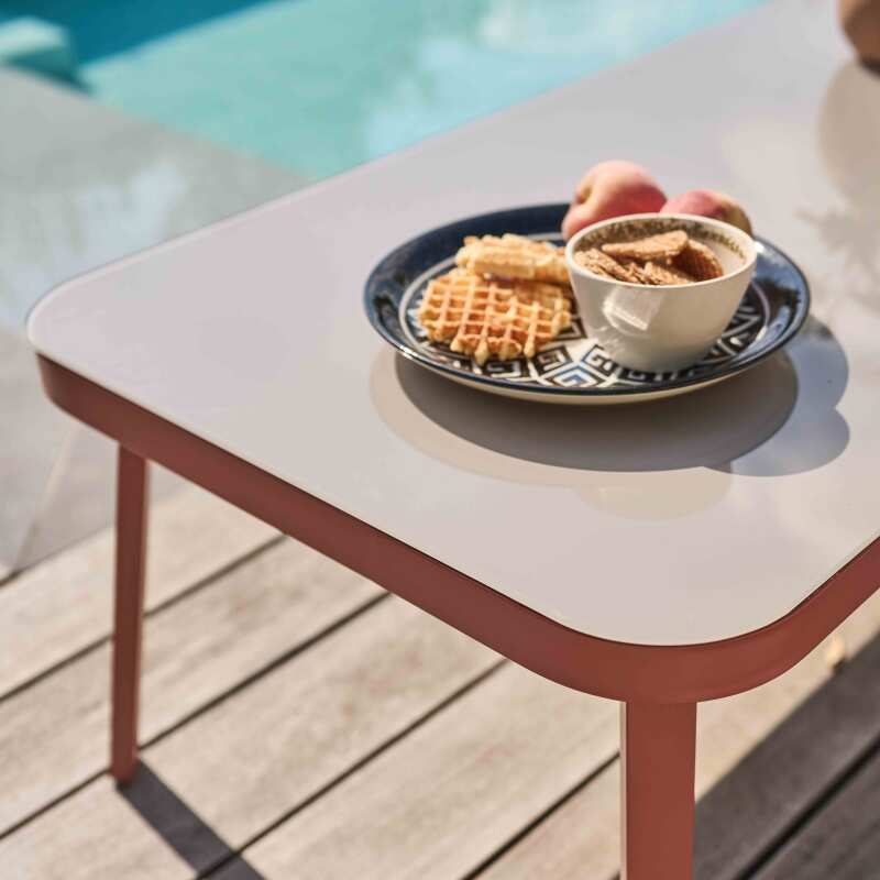 Salon de jardin 5 places en aluminium (4/7)