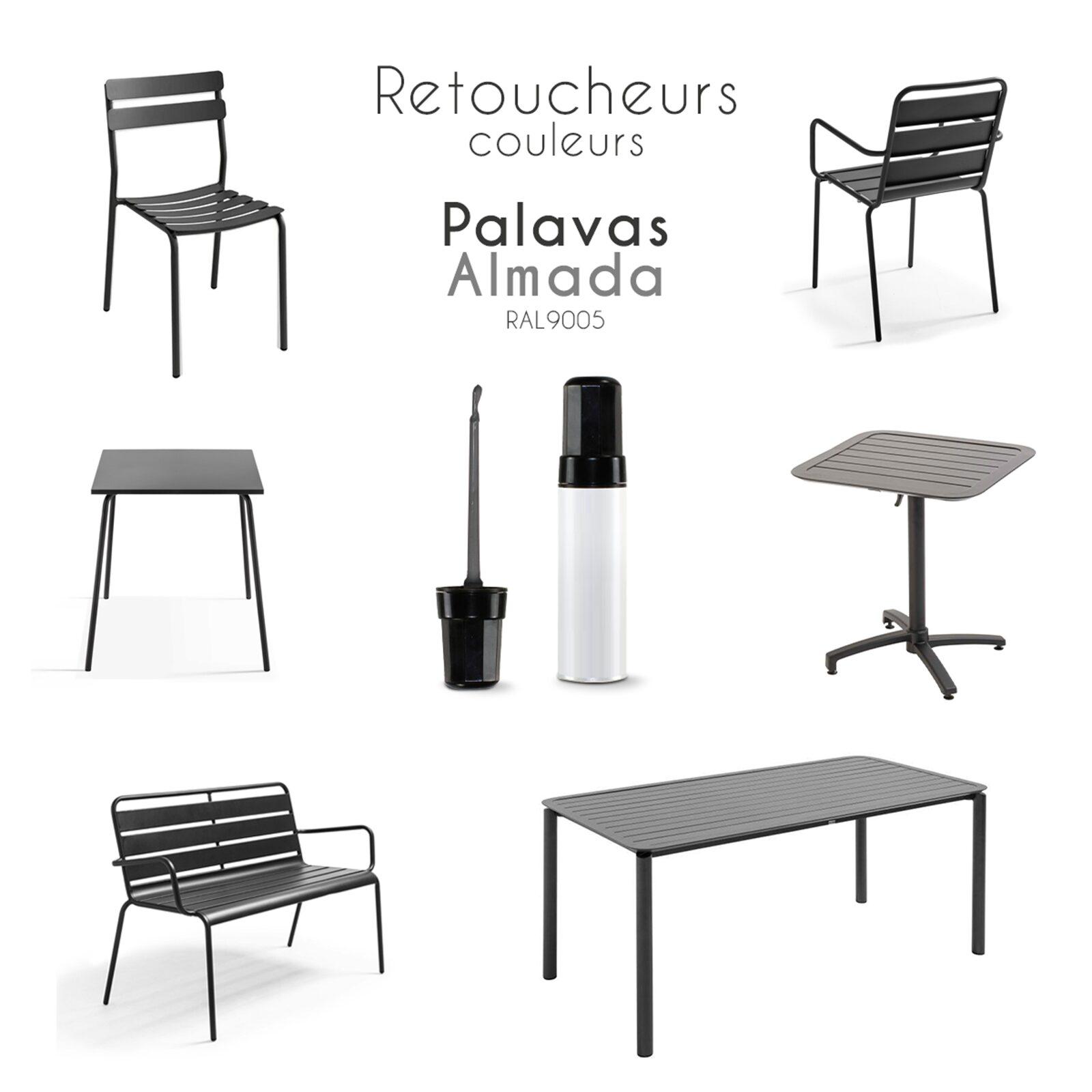 Pinceau de retouche peinture pour mobilier en acier et aluminium