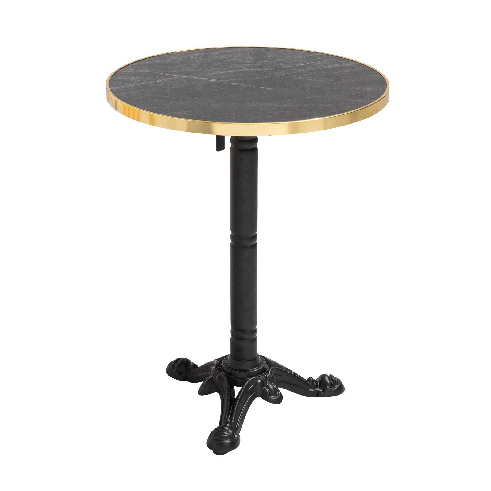 Pied de table avec système inclinable 72 cm en fonte