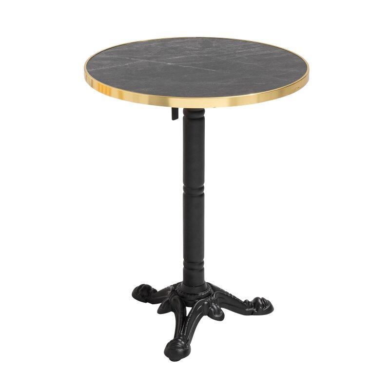 Pied de table avec système inclinable 72 cm en fonte