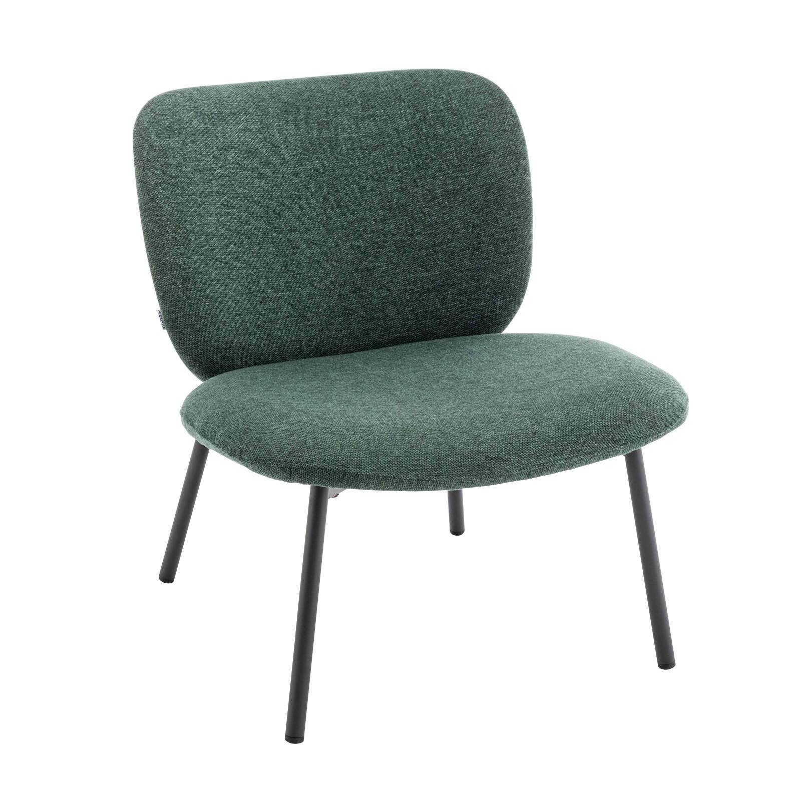 Lot de 2 fauteuils relax en acier et tissu