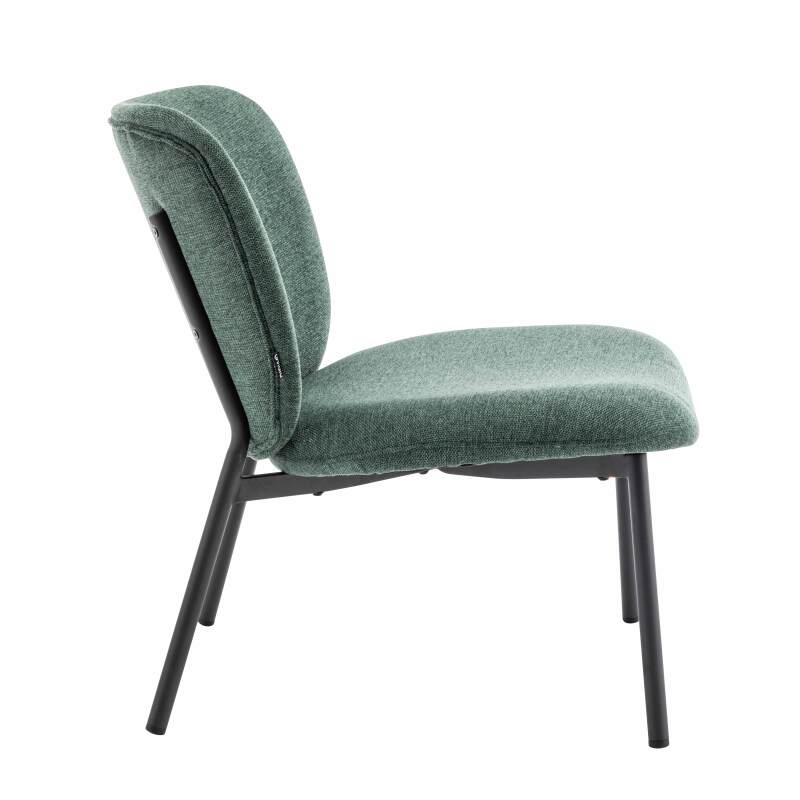 Lot de 2 fauteuils relax en acier et tissu (3/6)