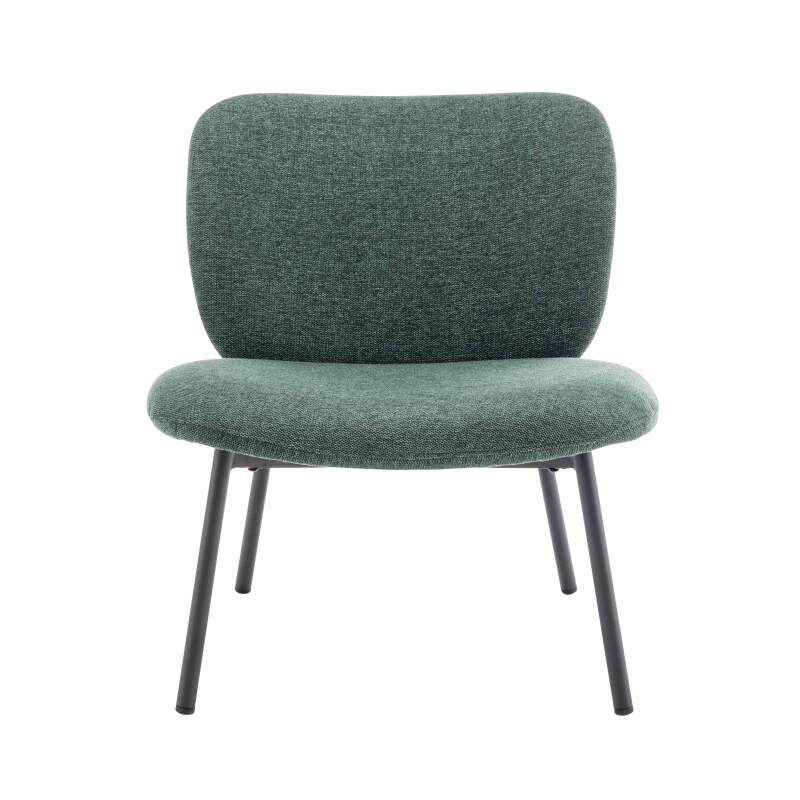 Lot de 2 fauteuils relax en acier et tissu (5/6)