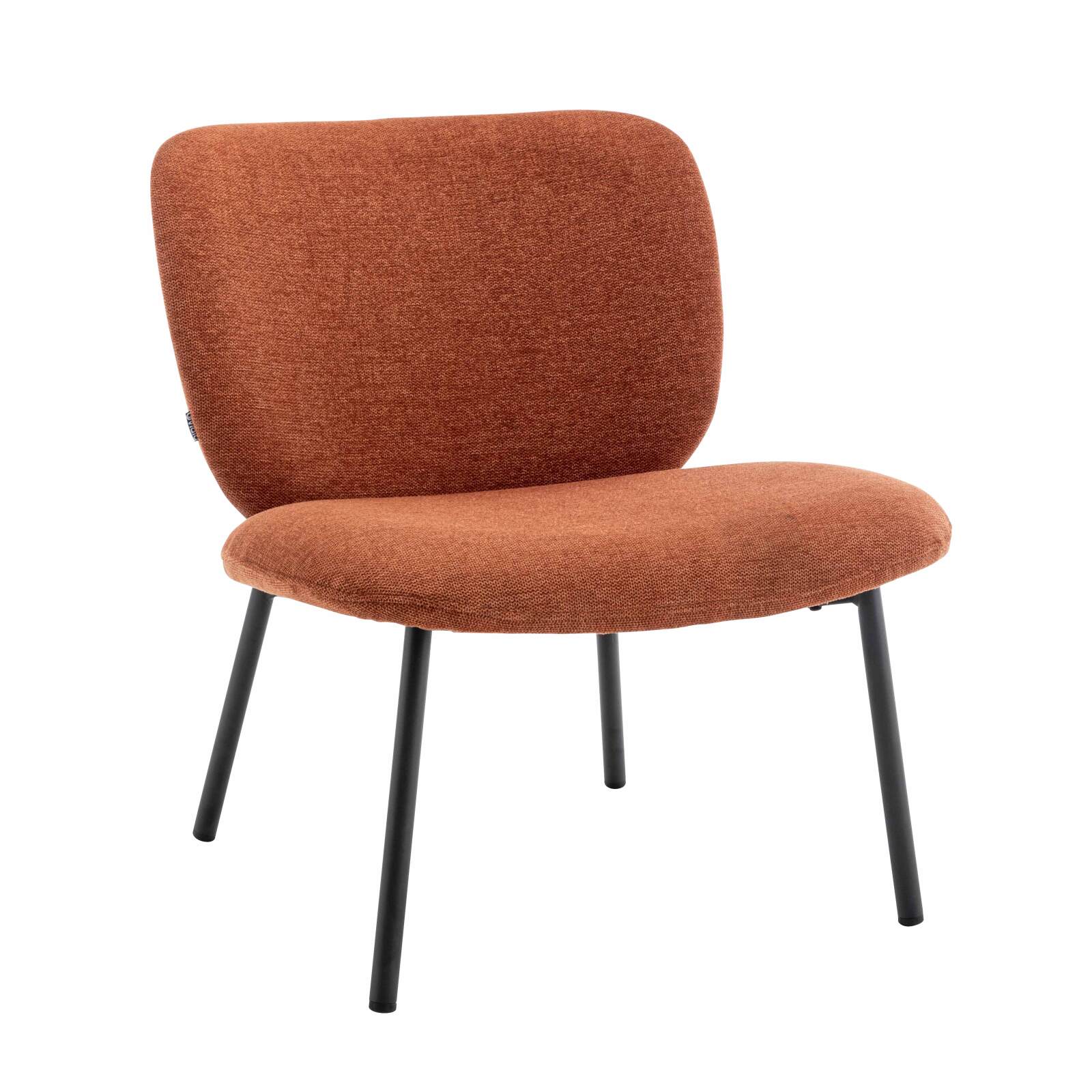 Lot de 2 fauteuils relax en acier et tissu