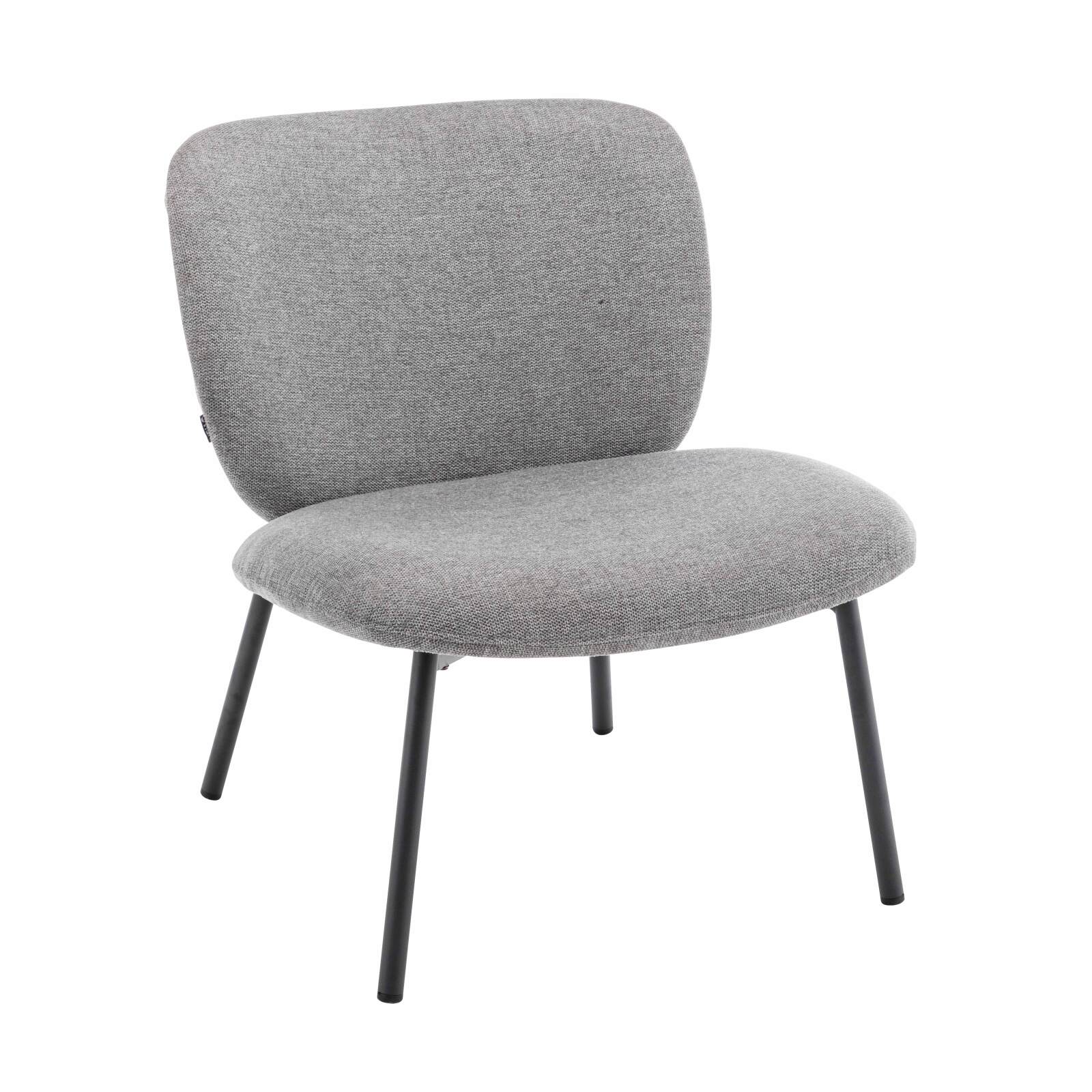 Lot de 2 fauteuils relax en acier et tissu