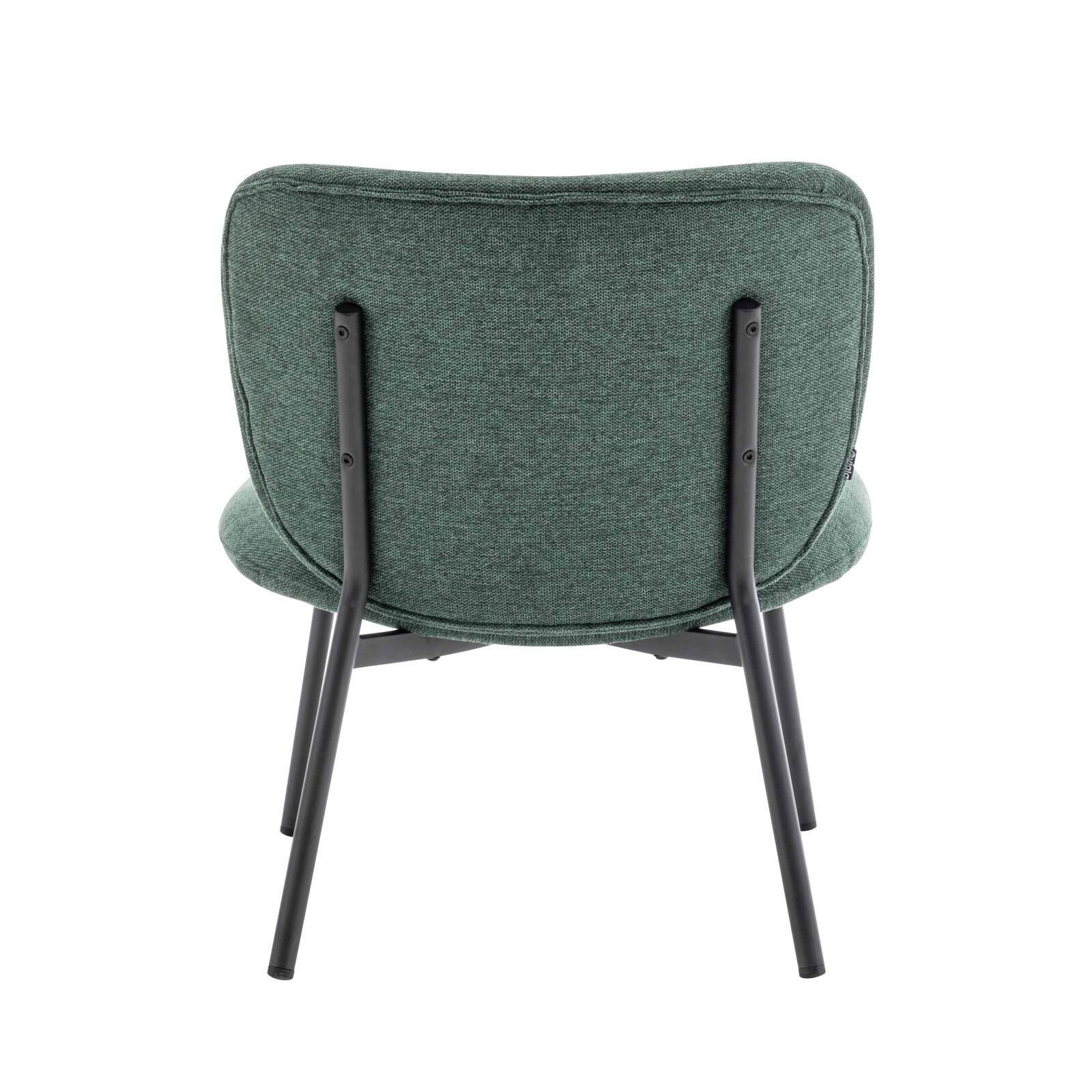 Lot de 2 fauteuils relax en acier et tissu