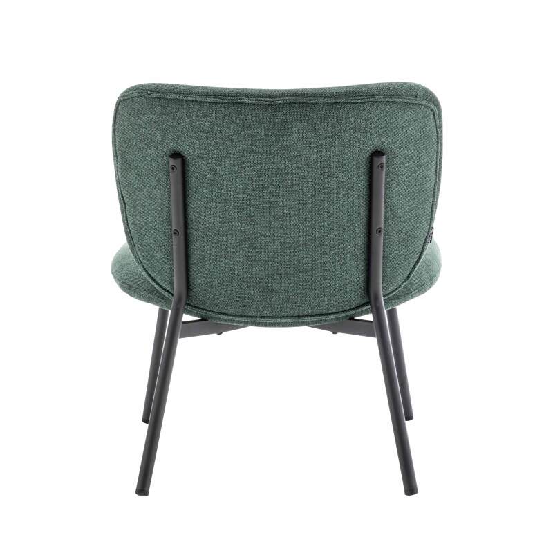 Lot de 2 fauteuils relax en acier et tissu (4/6)