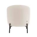 Fauteuil relax en métal et tissu