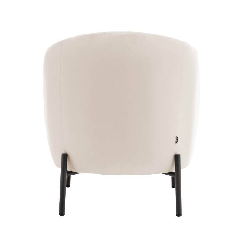 Fauteuil relax en métal et tissu