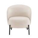 Fauteuil relax en métal et tissu