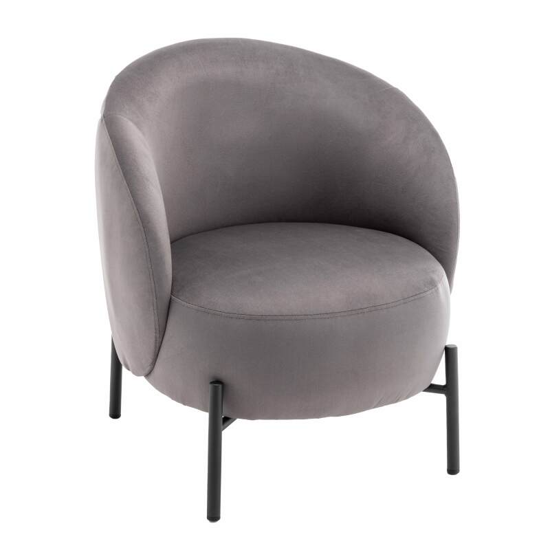 Fauteuil relax en métal et tissu