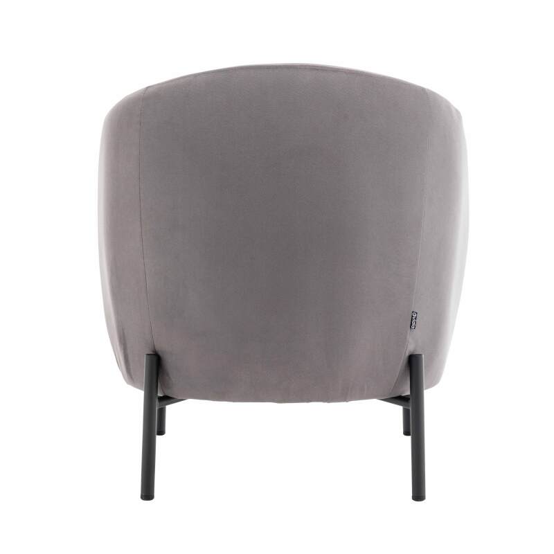 Fauteuil relax en métal et tissu