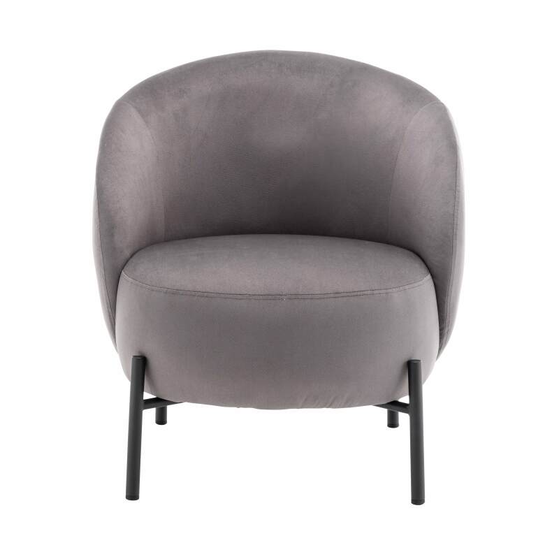 Fauteuil relax en métal et tissu