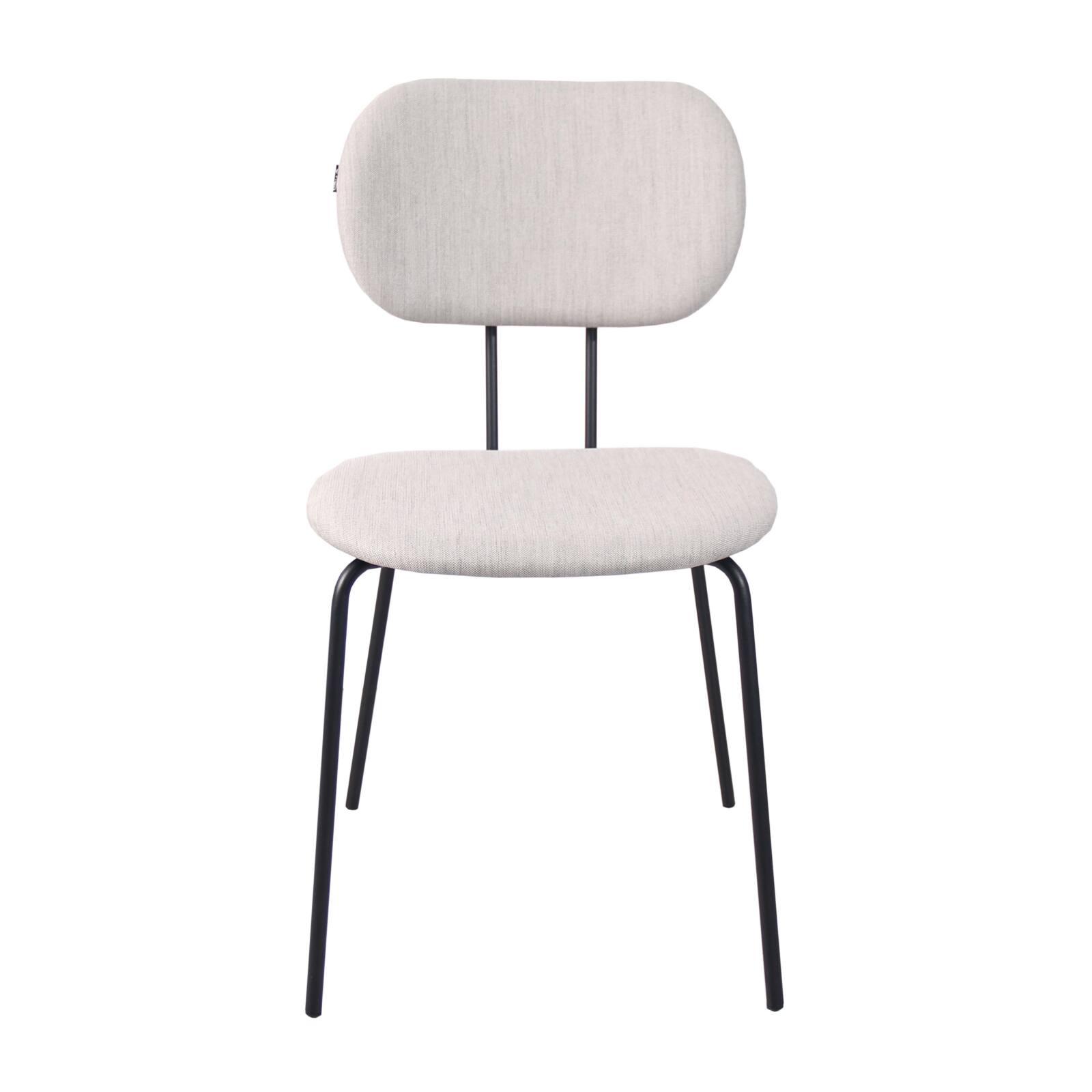 Lot de 2 chaises design en acier et bois Lot de 2 chaises design en acier et bois