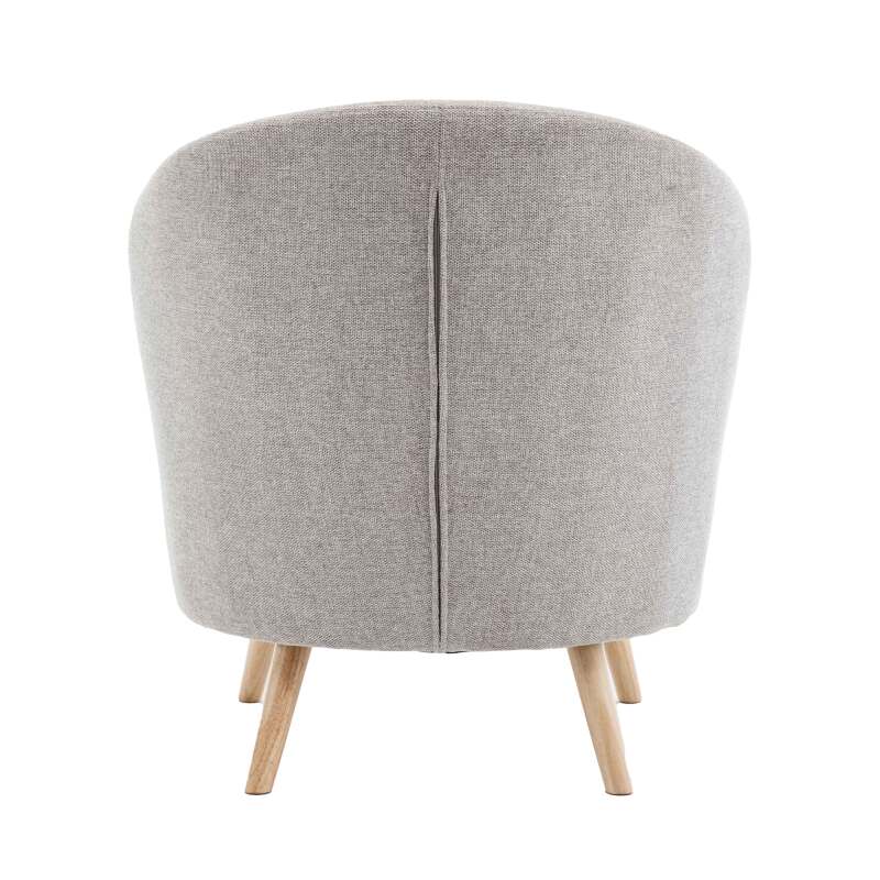 Fauteuil relax en bois et tissu