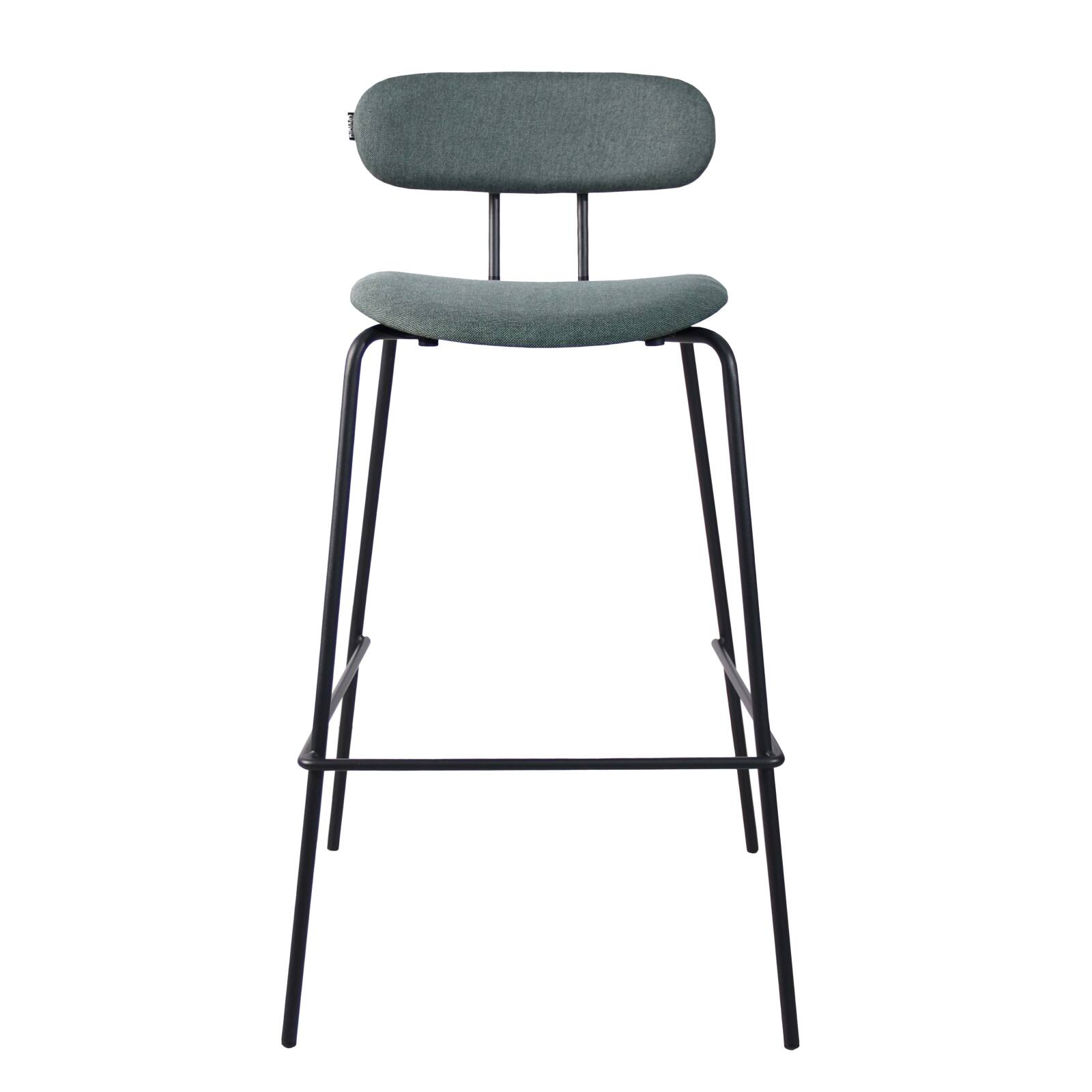 Lot de 2 chaises hautes en acier et bois Lot de 2 chaises hautes en acier et bois