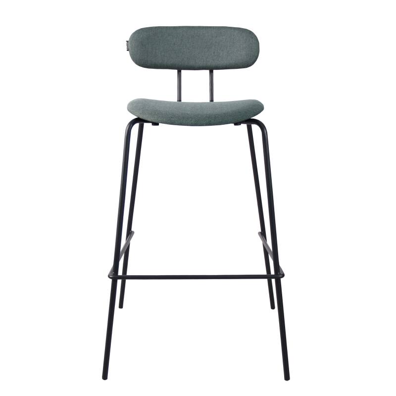 Lot de 2 chaises hautes en acier et bois