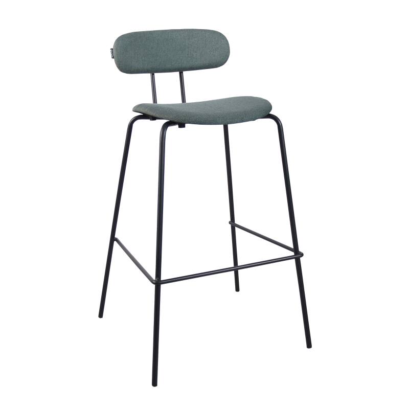 Lot de 2 chaises hautes en acier et bois