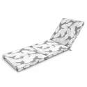 Matelas pour bain de soleil à motifs