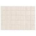 Tapis shaggy rectangulaire en polyester recyclé