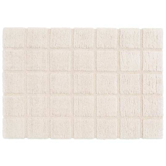 Tapis shaggy rectangulaire en polyester recyclé