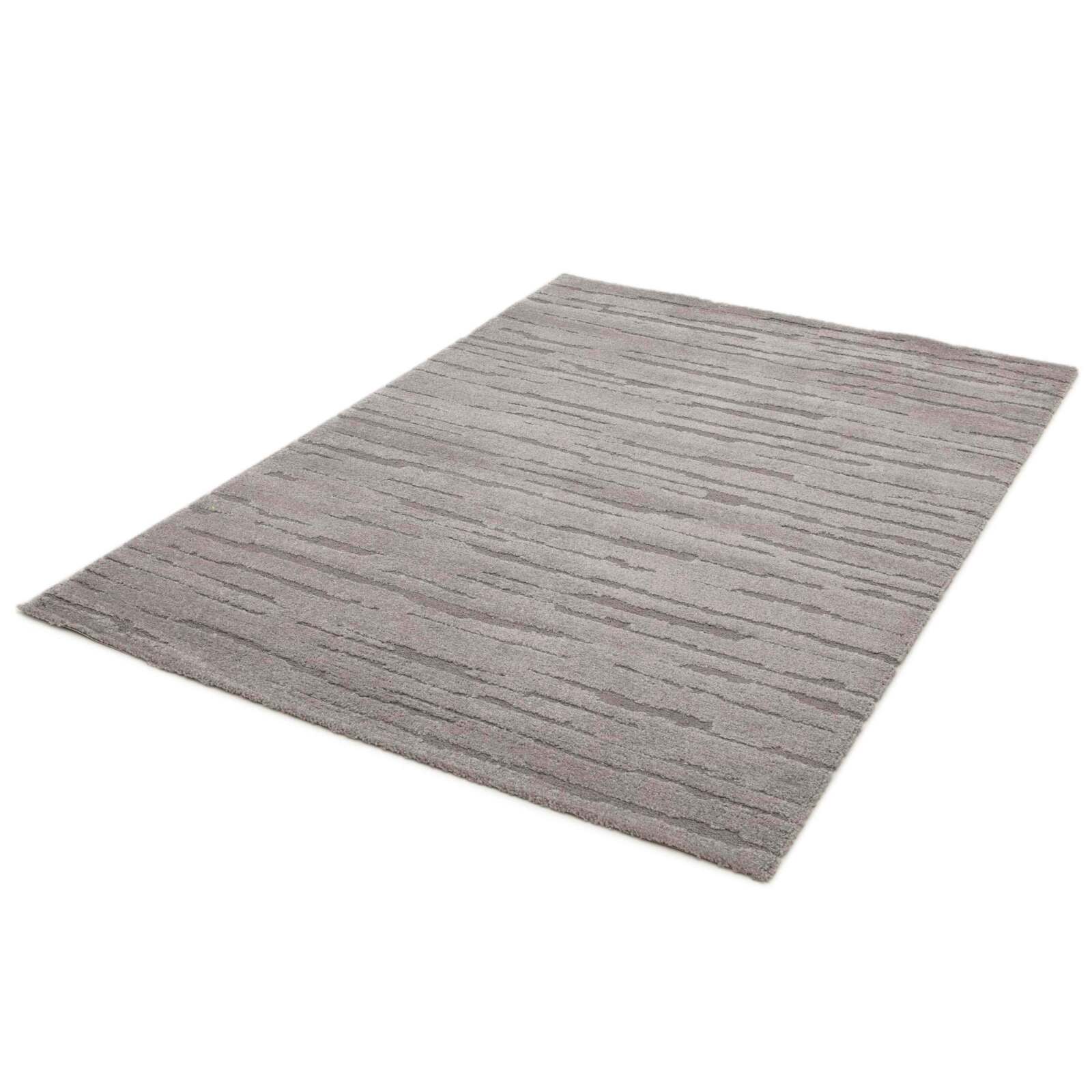 Tapis shaggy rectangulaire en polyester et polypropylène