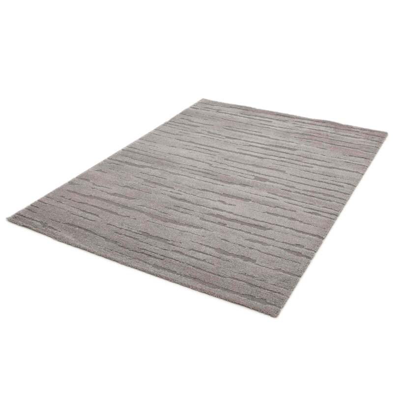Tapis shaggy rectangulaire en polyester et polypropylène