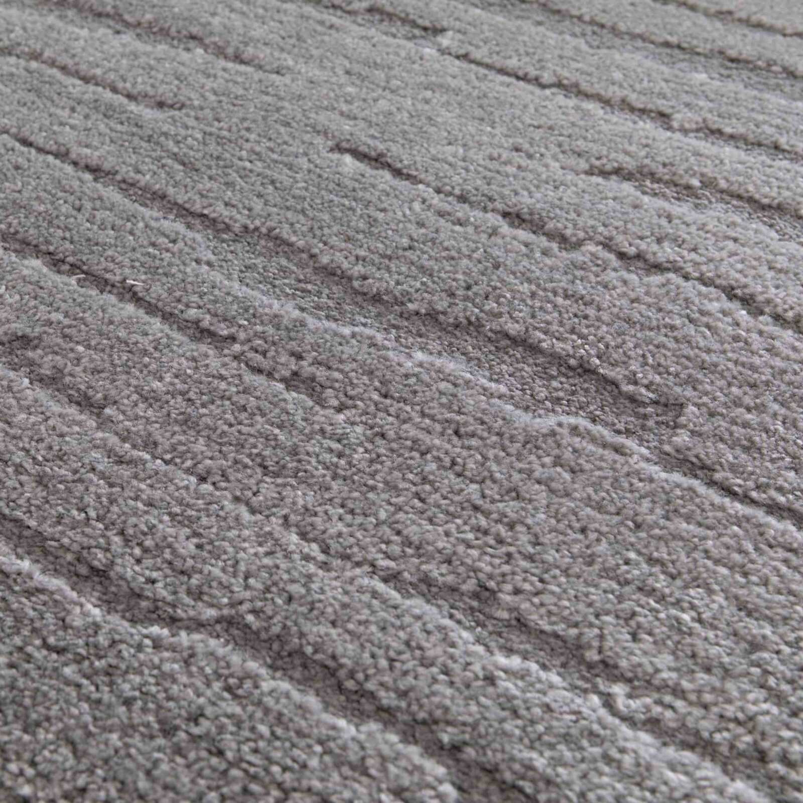 Tapis shaggy rectangulaire en polyester et polypropylène