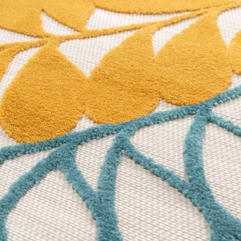 Tapis rectangulaire en polypropylène