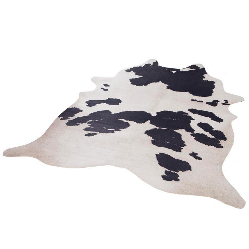 Tapis imitation peau de vache 155 x 190 cm