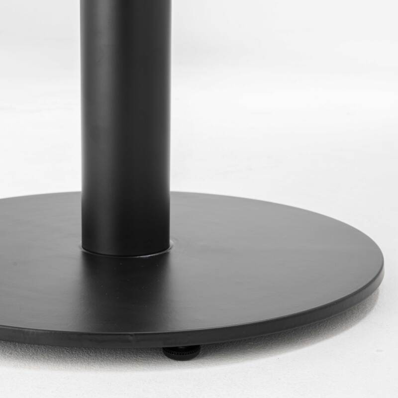 Pied de table en acier et fonte noir ⌀45x72 cm (2/4)