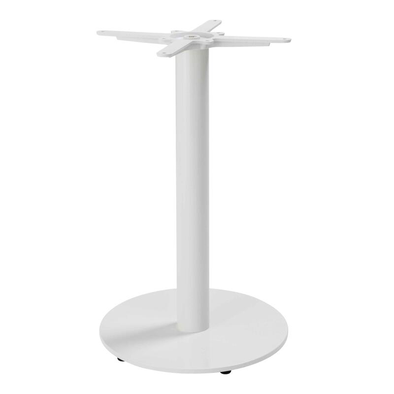 Pied de table en acier et fonte noir ⌀45x72 cm