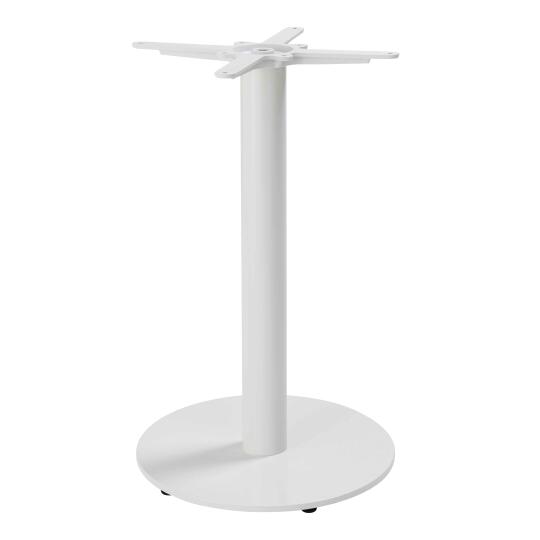 Pied de table en acier et fonte noir ⌀45x72 cm