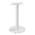 Pied de table en acier et fonte noir ⌀45x72 cm