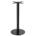 Pied de table haut en acier et fonte ⌀45x108 cm