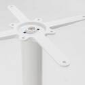 Pied de table haut en acier et fonte ⌀45x108 cm