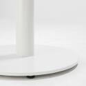 Pied de table haut en acier et fonte ⌀45x108 cm
