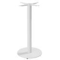 Pied de table haut en acier et fonte ⌀45x108 cm