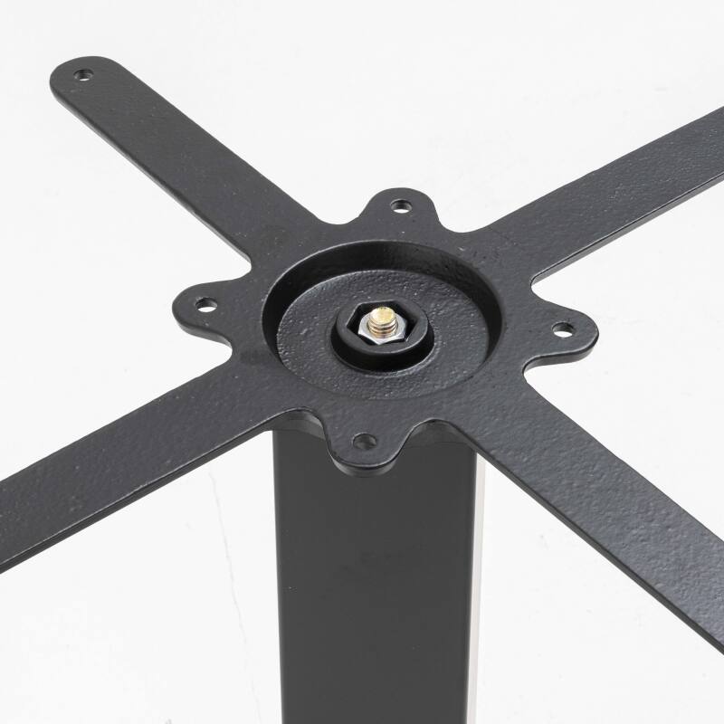 Pied de table en acier et fonte 45 x 73 cm