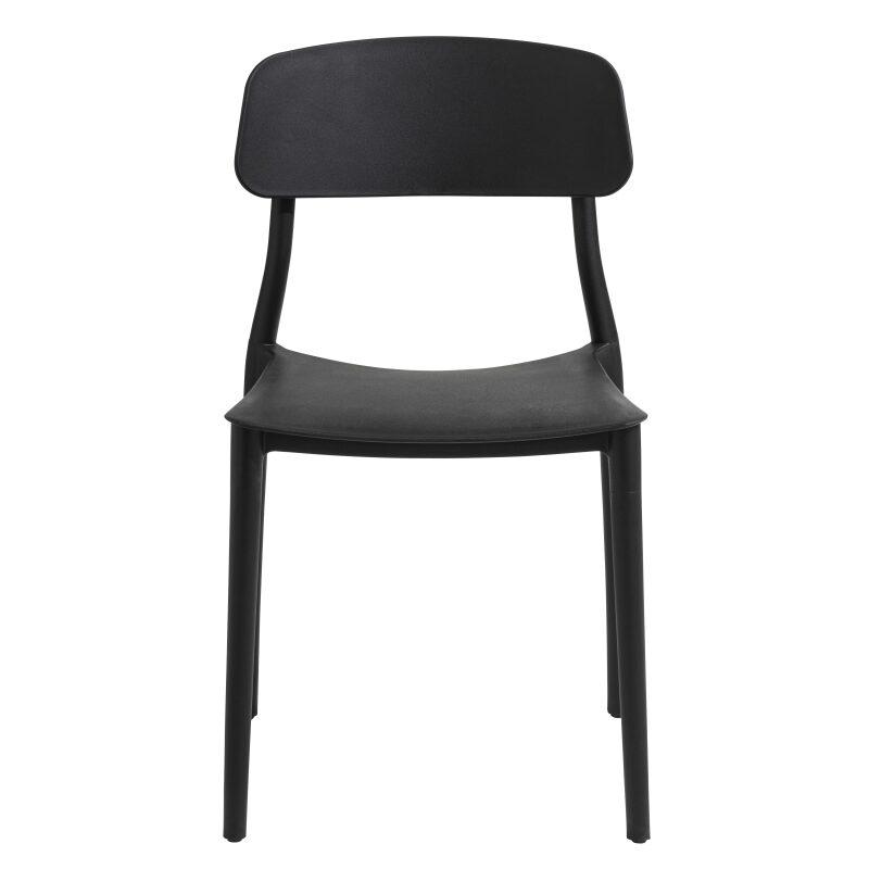 Lot de 2 chaises de terrasse en plastique