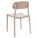 Lot de 2 chaises de terrasse en plastique