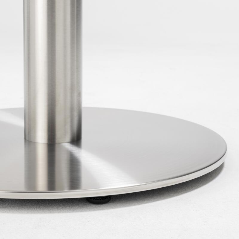 Pied de table en acier inoxydable (2/5)