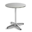 Plateau de table rond en aggloméré et inox Ø70 cm