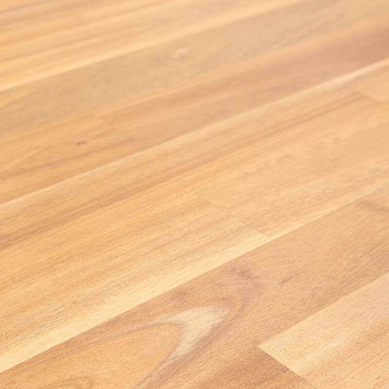 Table de jardin rectangulaire 200 x 95 cm en aluminium et bois d'acacia et 8 chaises avec accoudoirs