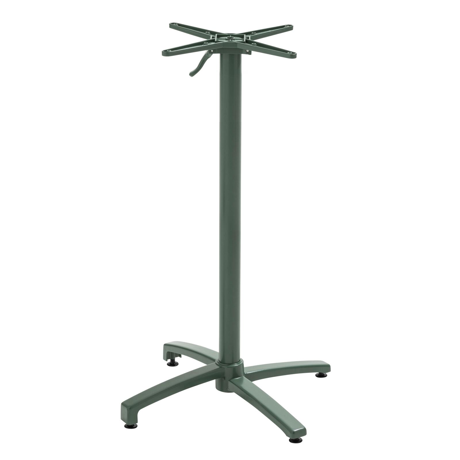 Table haute 60x60 cm inclinable en aluminium