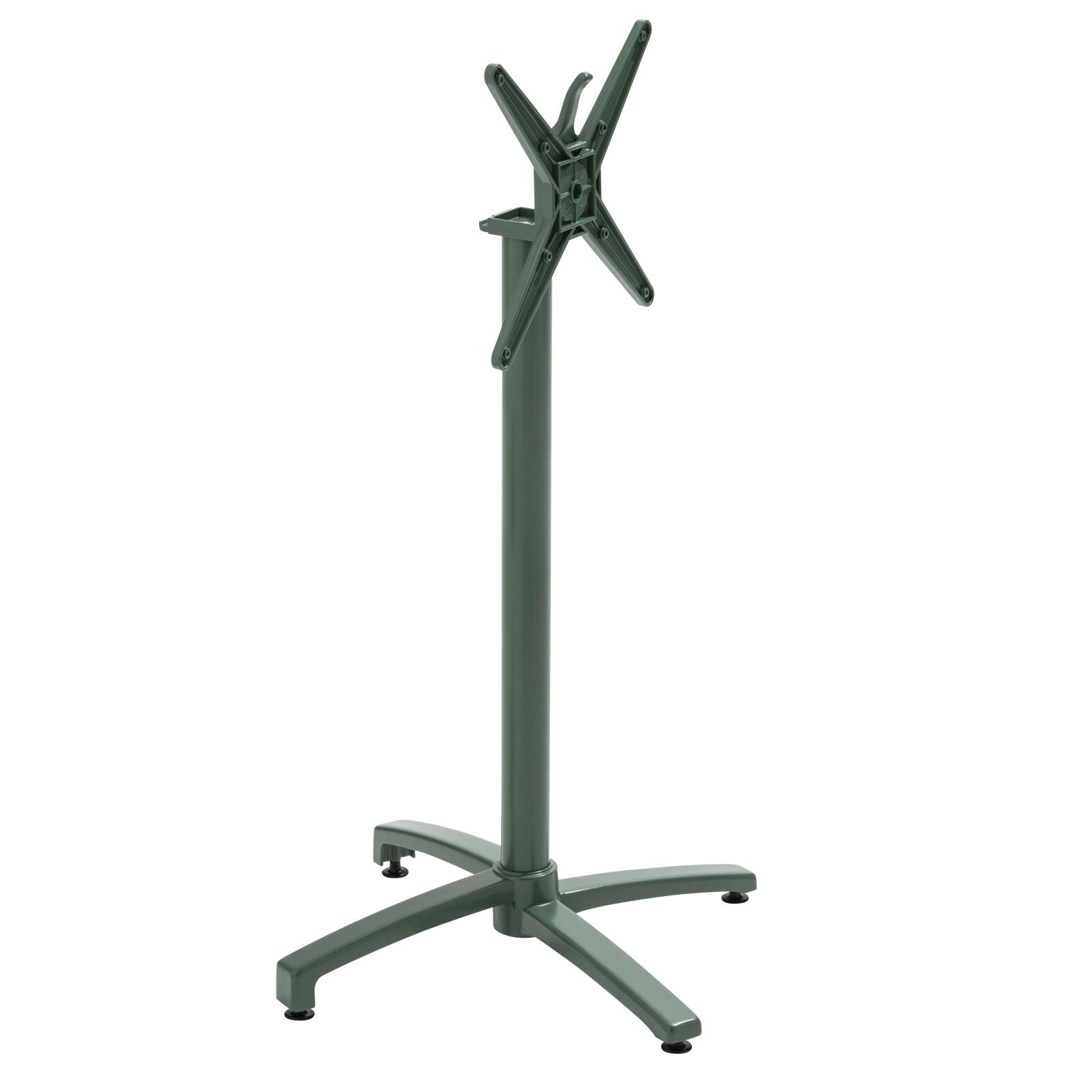 Table haute 60x60 cm inclinable en aluminium